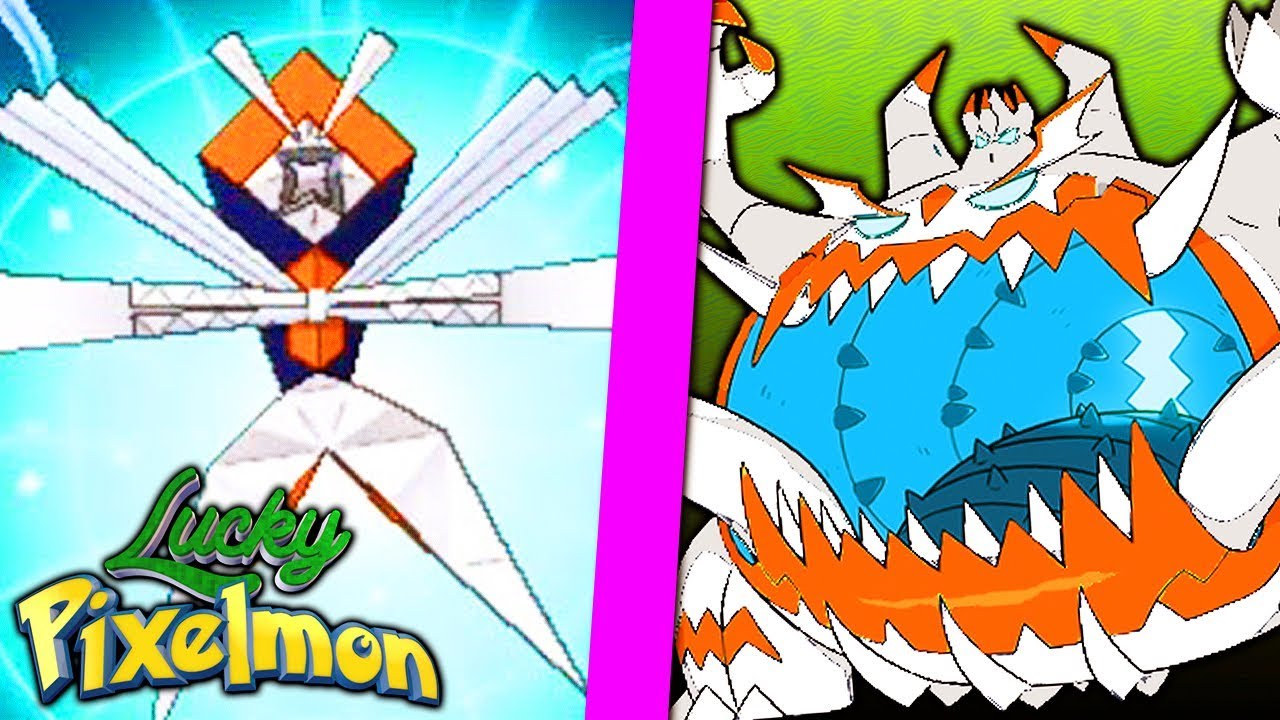 Minecraft Lucky Pixelmon - GUZZLORD SHINY vs KARTANA SHINY ! O MAIOR  POKÉMON DO MUNDO vs O MENOR !! 