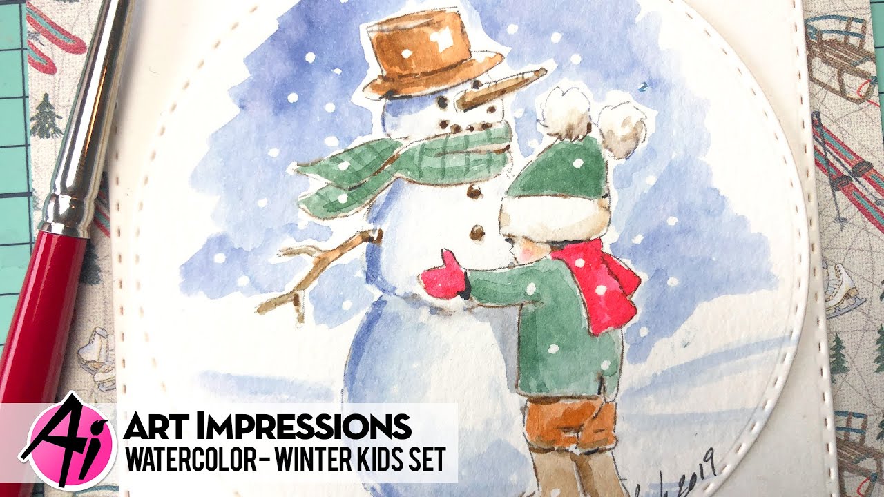 Ai Watercolor - Winter Kids Set - Youtube