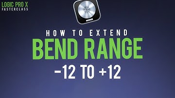 Extend Pitch Bend Range In Logic Pro X Sampler