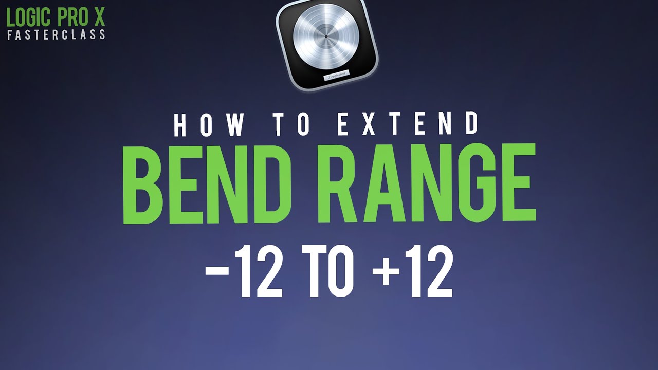 Extend Pitch Bend Range In Logic Pro X Sampler - YouTube