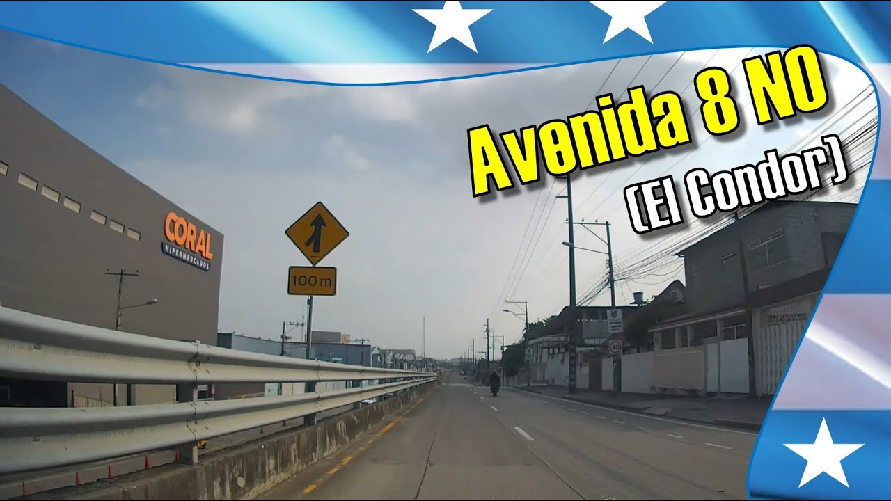 Guayaquil - Ecuador: Avenida 8 NO en El Cóndor, Vida y Movimiento