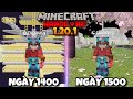 Mình Sinh Tồn 1500 Ngày Trong Minecraft 1.20 Siêu Khó !!