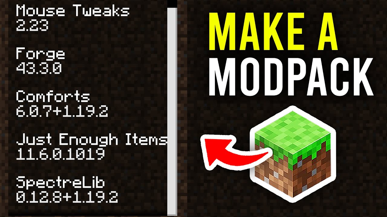 How To Make A Modpack In Minecraft - Full Guide - YouTube