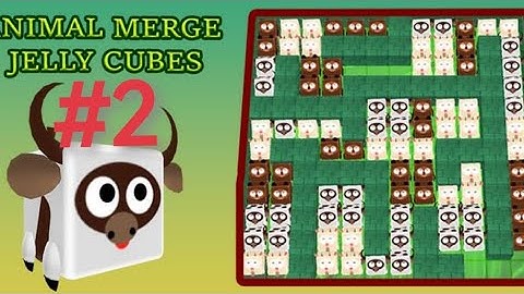 ANIMAL MERGE JELLY CUBES Gameplay Walkthrough – All Levels (Part 1)