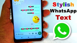 Whatsapp Font Style | How to Change Font Style on Whatsapp | WhatsApp Tricks | 2021