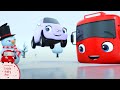 Buster on ice  red buster  bus cartoon  fun kids cartoon