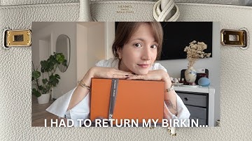 I returned my Hermès Special Order bag… | MY DREAM BIRKIN UNBOXING