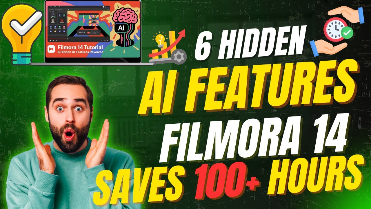 Filmora 14 Tutorial | 🚨AI Video Editing With Filmora 14 | 🚨6 Hidden ...