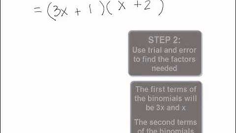 College Algebra Prerequisite - Factoring a Trinomial with a Non-one Leading Coefficient Example