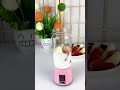 Portable electric usb juice maker juicer bottle blender grinder mixer6 blades rechargeable bottle