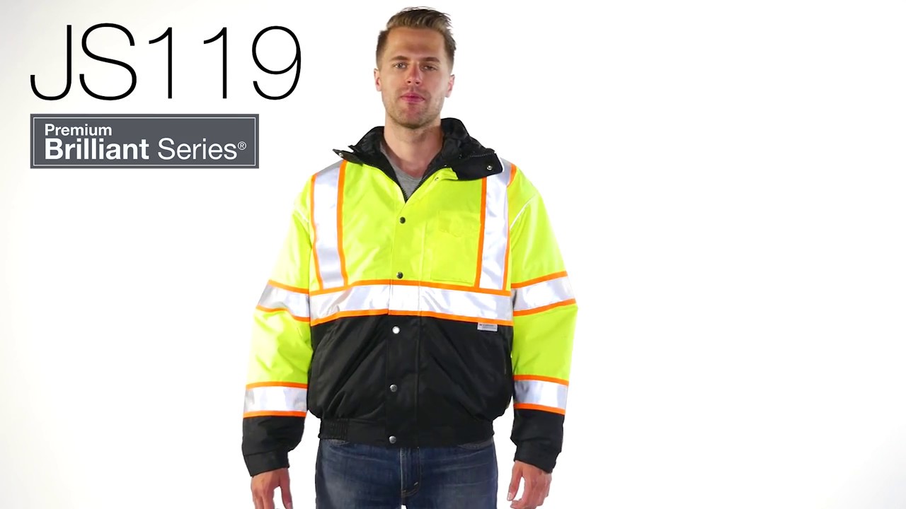 Video of Kishigo Brilliant Series Class 3 Bomber Jacket