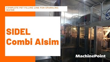 SIDEL Combi Alsim  Complete PET filling line for sparkling water | SIDEL Machines