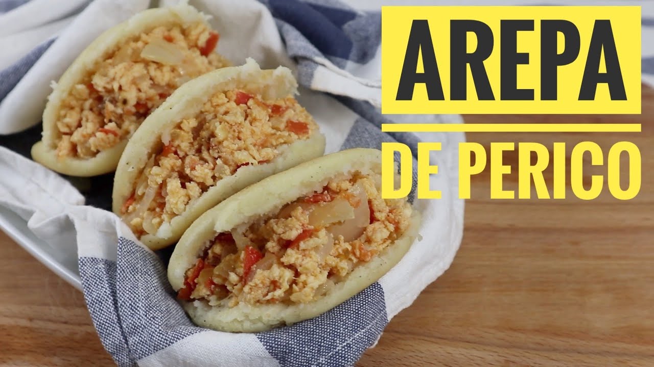 AREPA DE PERICO / Como hacer Arepa /?HUEVOS CON ?TOMATE Y CEBOLLA - Fácil  y Rápidas - YouTube