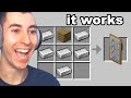 Testing VIRAL Minecraft Crafts to see if they work