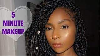 Quick and Easy Everyday Makeup Tutorial For Beginners |Fenty Beauty + Brown Skin