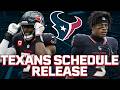 Bounce back year for CJ Stroud | Texans Schedule Release Reaction