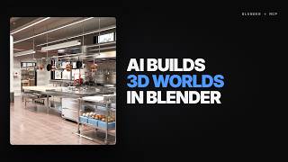 AI can build GOOD 3d environments in Blender now
