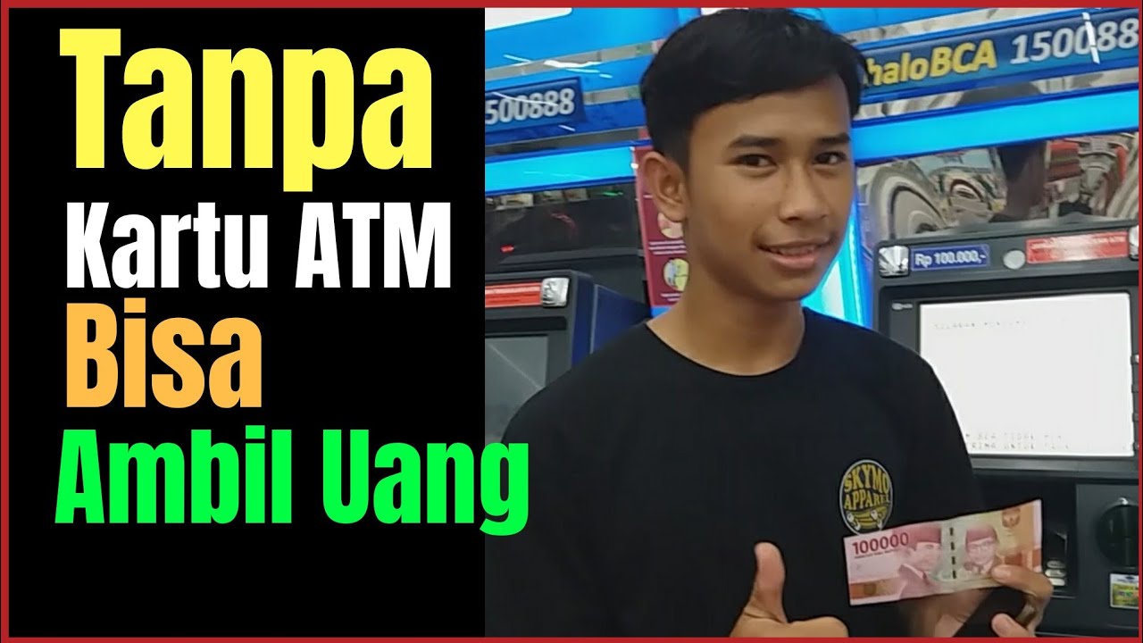 Cara Ambil Uang Tanpa Kartu ATM | Belajar Jadi Vloger Muslim 