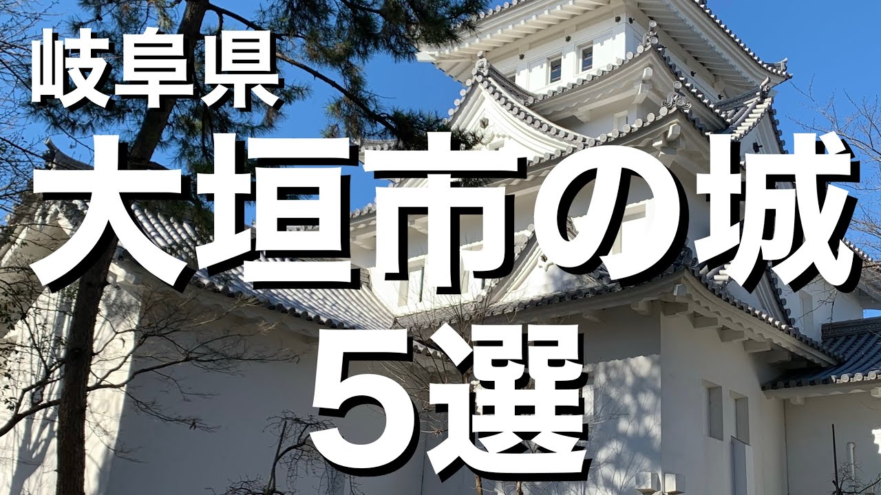 【城選＋】［岐阜県 大垣市の城］〜5選〜
