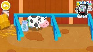 BABY PANDA FARM App deutsch | KUH MELKEN + KÄSE MACHEN | Spiel mit mir Games screenshot 2