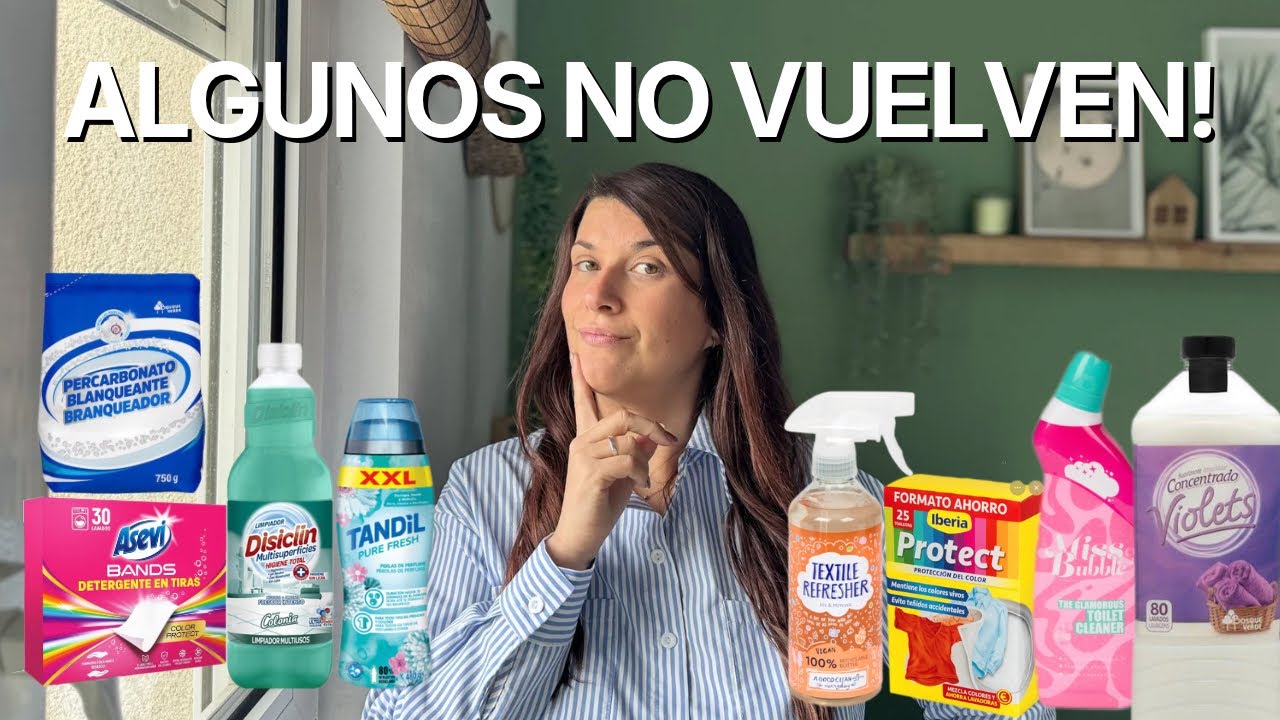 He terminado estos productos de limpieza… ¿Repito o no?