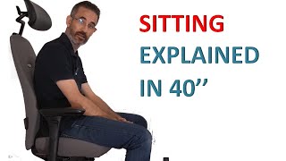 How To Get Your Sitting Posture At Work Right - In Less Than 1 min #shorts