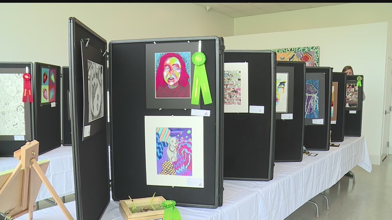 Local student artwork on display at Medici Museum of Art in Howland