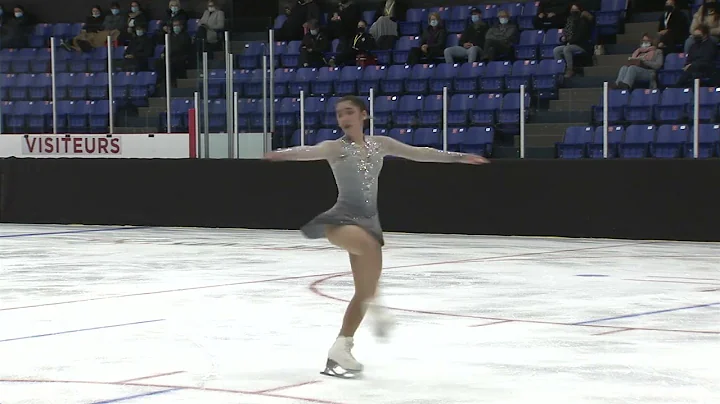 Championnat Section Qubec A  Patinage Canada Marianne Hubert  Programme Libre 2022 Junior