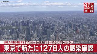 【速報】1月5日「新型コロナ」 東京1278人の感染確認　過去2番目