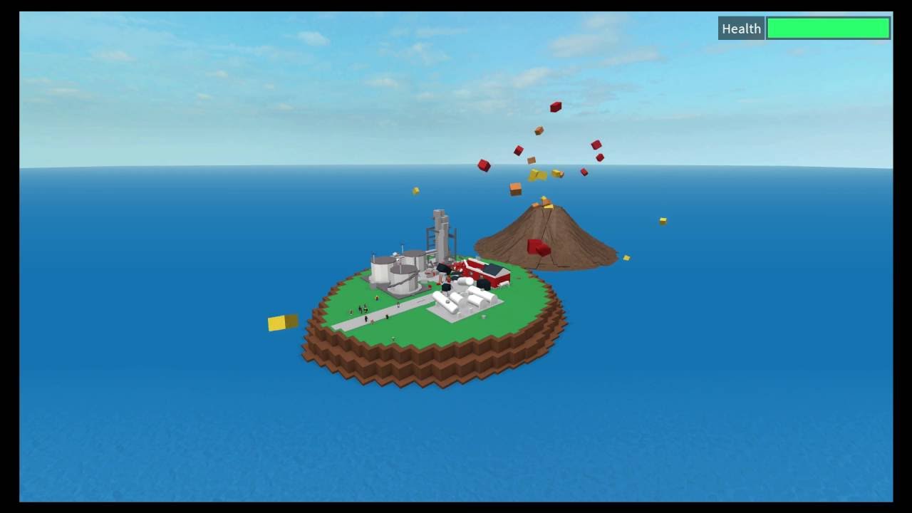 Roblox Natural Disaster Survival Rakish Refinery Volcano Youtube - natural disaster survival roblox edition youtube