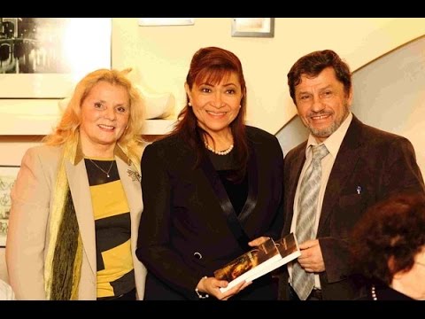 Luiza Gelts и Александр Асмолов в телестудии Собеседник