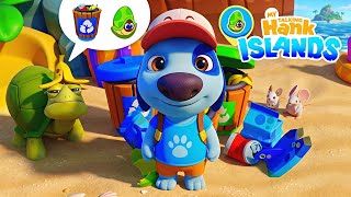 My Talking Hank islands Gameplay | Hank to the Rescue! 🐢 Cleaning the Turtle’s Secret Spot! 🏝️  screenshot 2