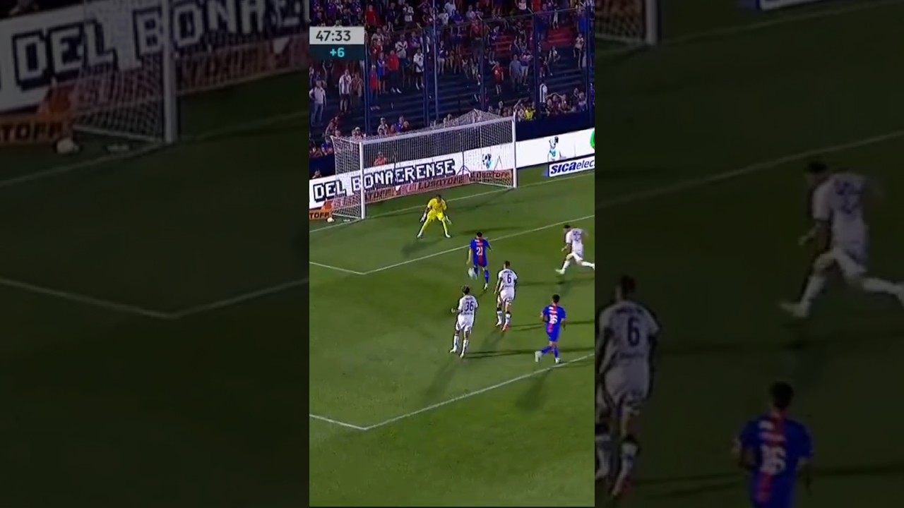 ❌ El gol de Medina para el 3-0 de Tigre a 