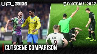 UFL 2027 vs eFootball 2027 | Cutscene Comparison