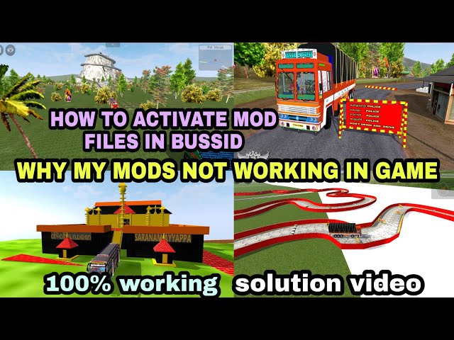 Why my mods not working in bus simulator indonesia # how to activate mods file in bussid game class=