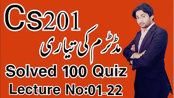 Cs201 midterm preparation||Cs201 midterm preparation 2022||Cs201 midterm current paper 2022||Cs201