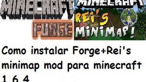 Como instalar Forge+Rei
