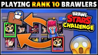 I PLAYED the RANK 10 Brawlers in Solo Showdown...