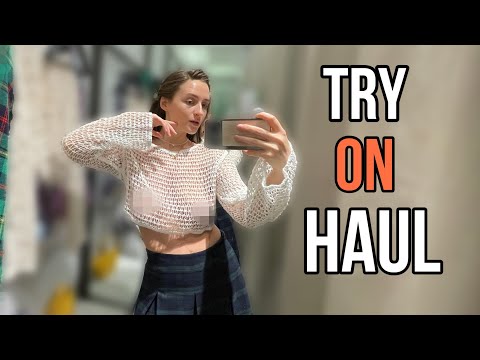 [4K] See-through Clothes Haul with Klara Si | Transparent Clothing Try-on