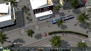 Building a Tram and Pedestrian Plaza! - Cities Skylines Global Collaboration 2022