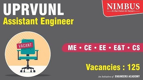 UPRVUNL Recruitment 2022 |  UPRVUNL AE Vacancy 2022 | Complete Information | Latest Jobs 2022