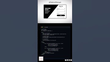 😱 HTML, CSS - Animated Login & Sign up Page || Solve It Smart