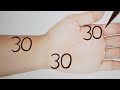 303030 Easy Arabic Mehndi Design Trick - Simple Number Mehendi Design for Hands - Stylish Henna