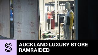 Auckland luxury department store Smith & Coughey's ramraided | Stuff.co.nz screenshot 2