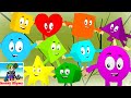 Ten Little Shapes | Shapes Song | Learn Shapes | Nursery Rhymes and Kids Songs