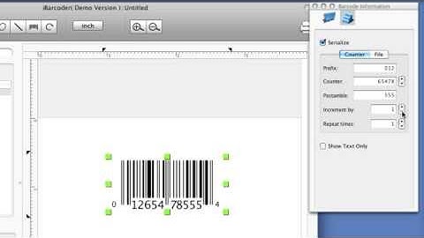 How to make and print mac barcode, from www.CristalLight.com