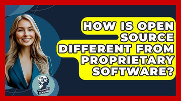 How Is Open Source Different From Proprietary Software? - Philosophy Beyond