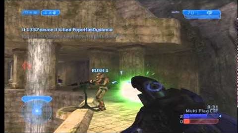 Halo 2 - Team Skirmish - Multi Flag Capture The Flag - Match Making - Xbox Live 03/10/10