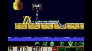 Lemmings - Tricky Level 22 Solution