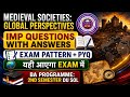 Medieval Societies Global PerspectiveImportant Questions With Answers BA Prog 2nd Semester DU SOL